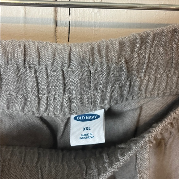 Old Navy Women’s Dark Beige Linen Lounge Pants XXL - Picture 4 of 5